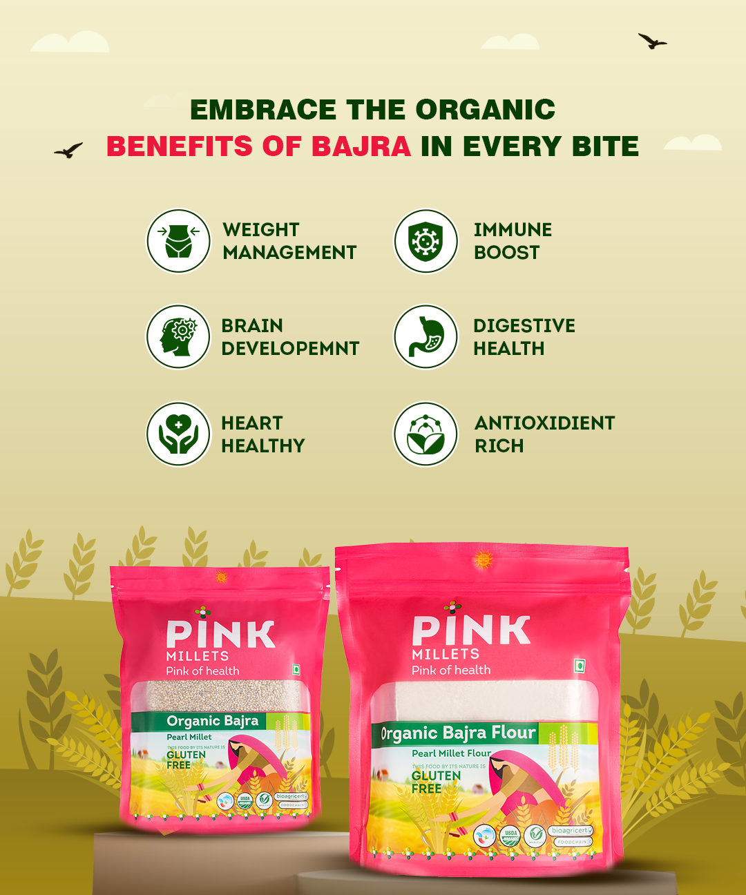 Organic Bajra Flour