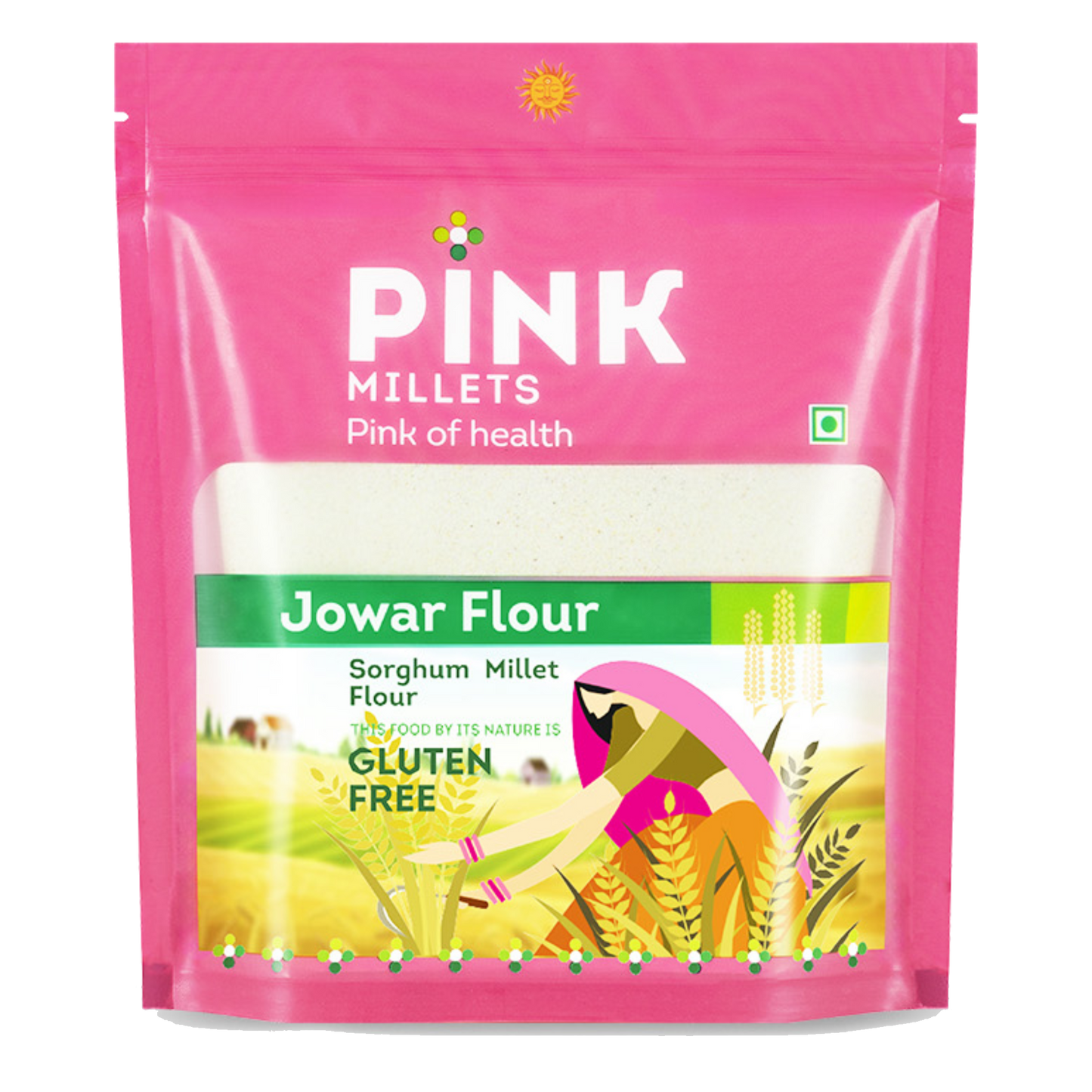 Jowar Flour - Combo Pack of 4 with Free 750ML Steelo Jar